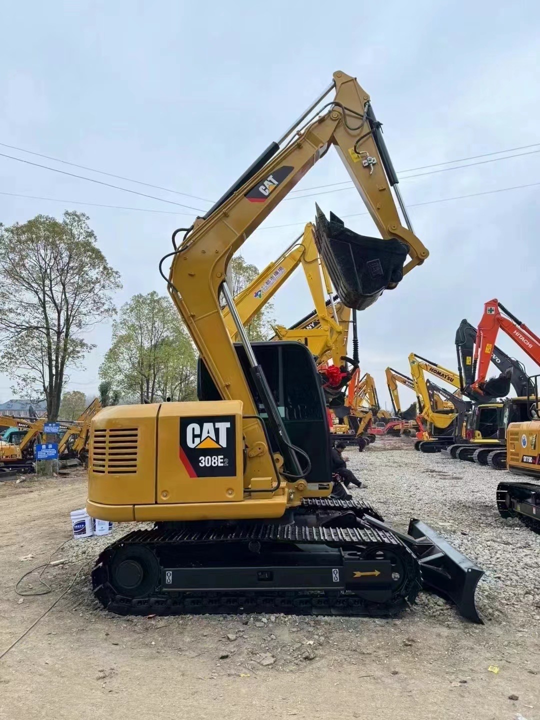 Original 8 Ton 90%new Second Hand Caterpillar CAT 308E2 Excavator Strong Power Cat 308
