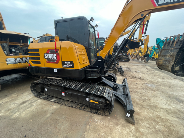 Used Mini Digger CHINA SANY SY 60 in Stock on Sale,second Hand Crawler Excavator with High Quality