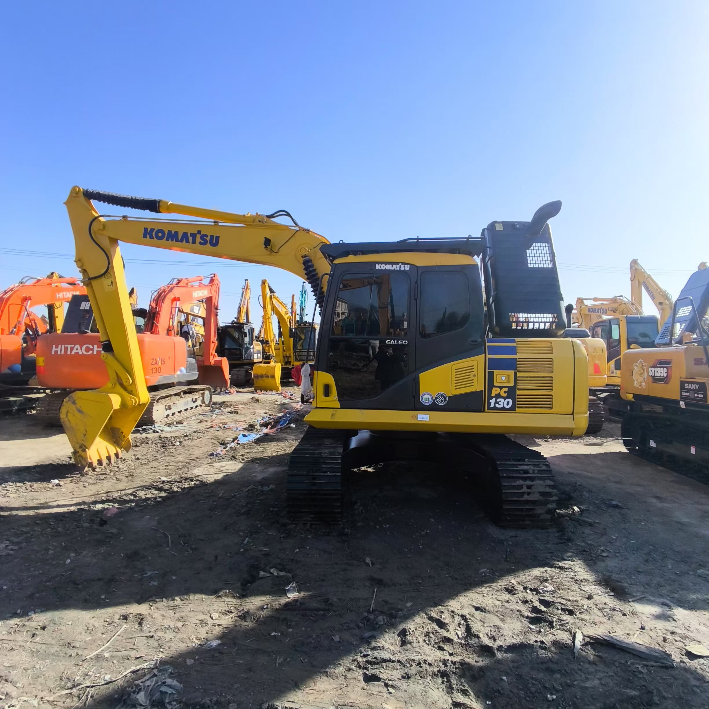 Original Komatsu PC130 Hydraulic Excavator, Used Komatsu Excavators, Komatsu PC130