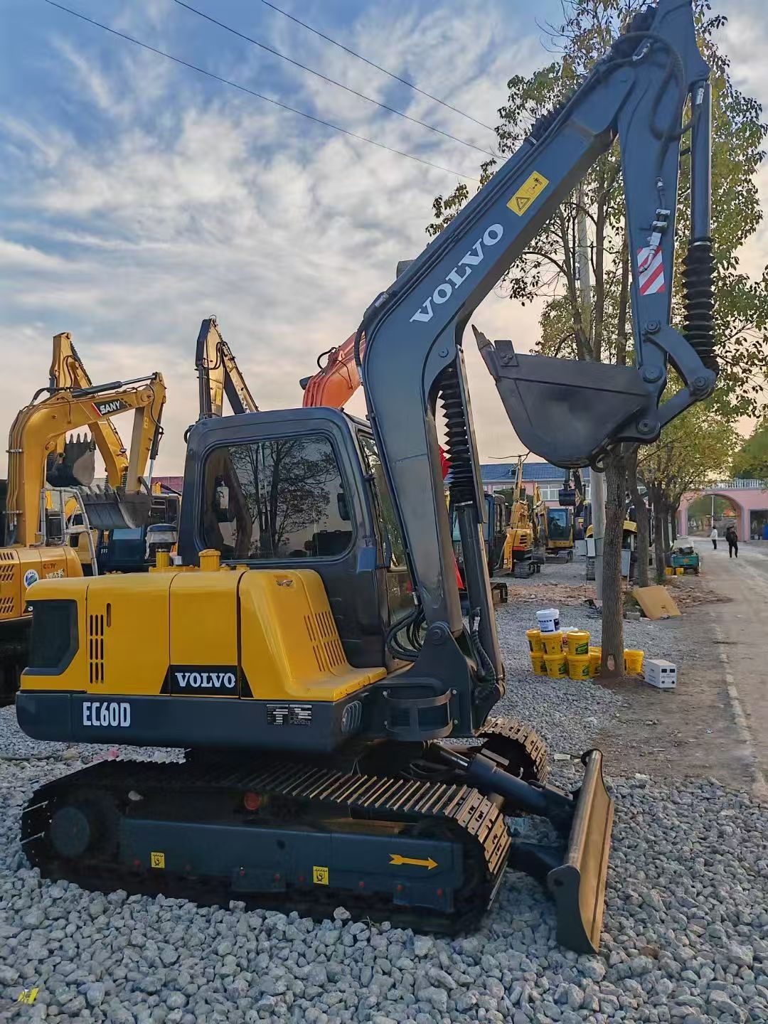 Used VOLVO EC60D Mini Crawler Excavator with Hydraulic Pump in Good Condition