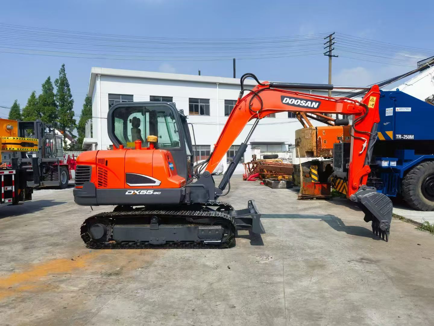 Used Doosan DX55-9C Mini Crawler Excavator with Hydraulic Pump