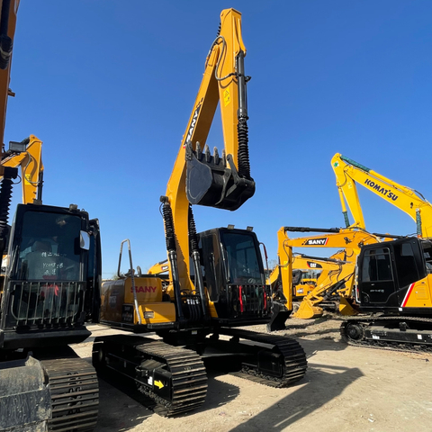 Used Sany Popular 135C Digger Good Performance Construction Secondhand Machine Sany 13 Ton Excavator for Hot Sale