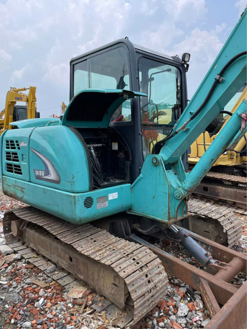 Used Kobelco SK60 Crawler Excavator with Yanmar Engine in Good Condition