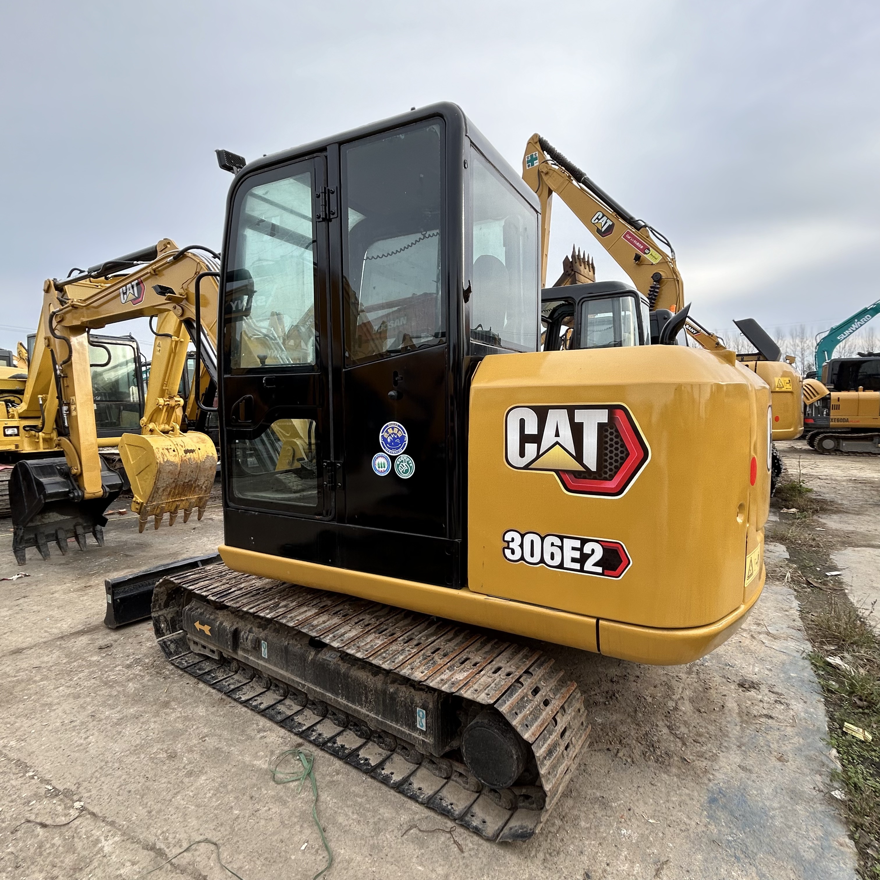 CAT 306 Low Price 2022 Yr Mini 6 Ton Crawler Excavator Mini Used Cat Excavator 306 for Sale